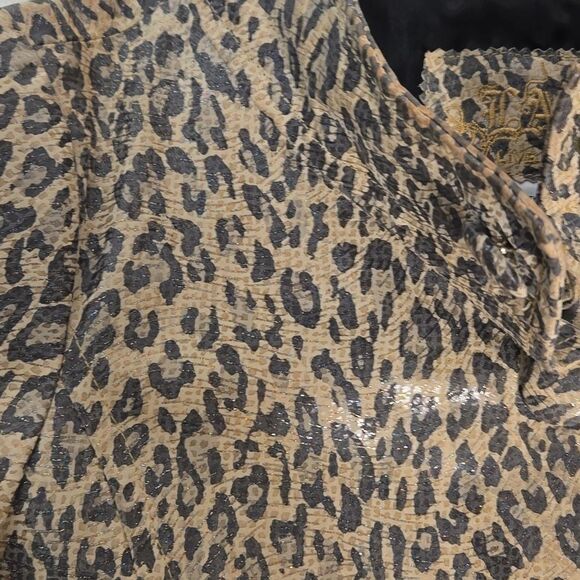 Leopard Leather Jacket - Picture 6 of 8